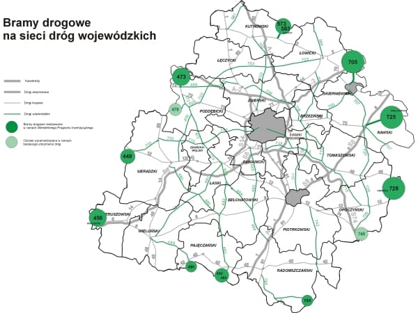 Powstają kolejne odcinki bramowe.