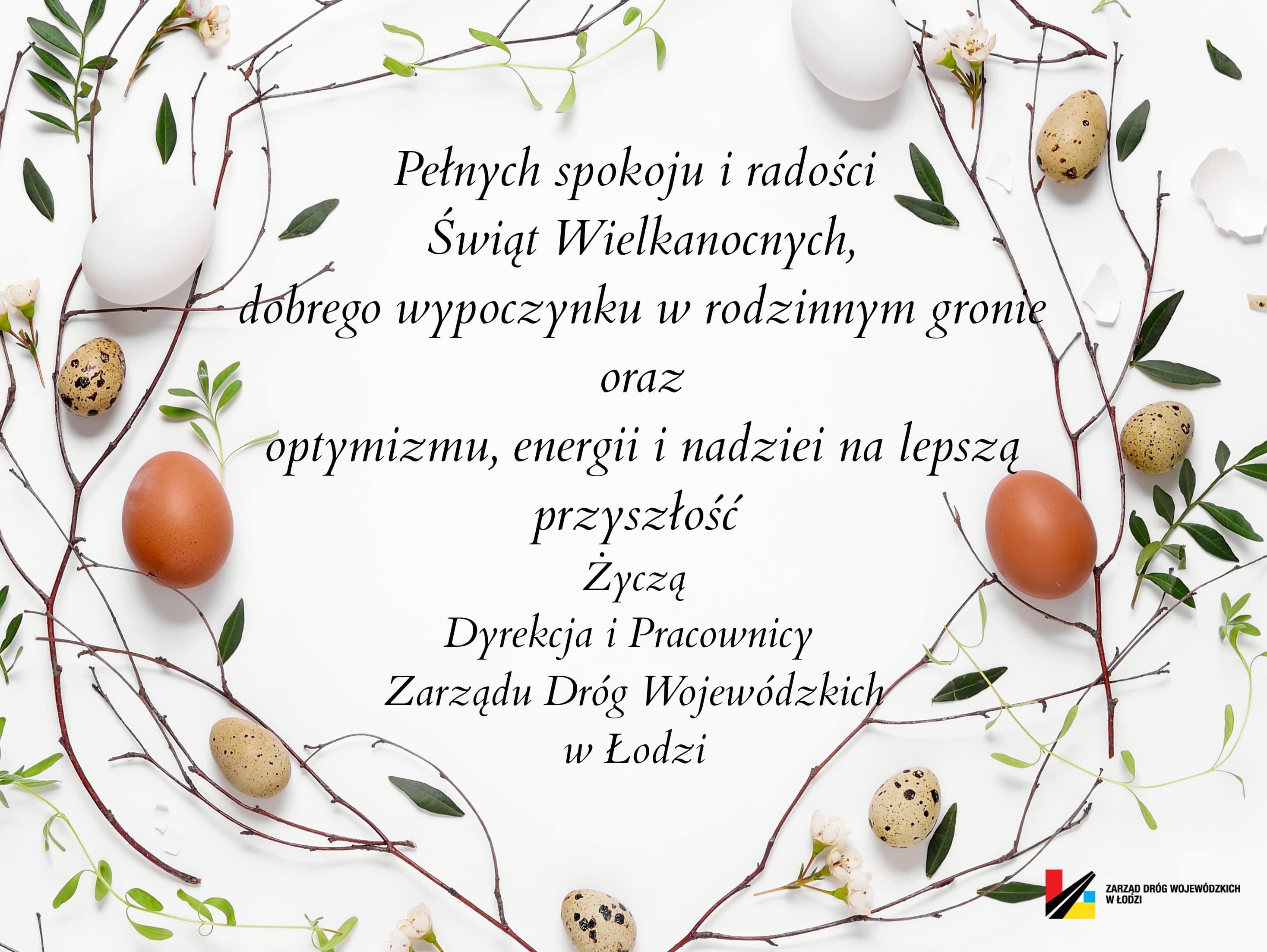 Życzenia od Zarządu Dróg Wojewódzkich