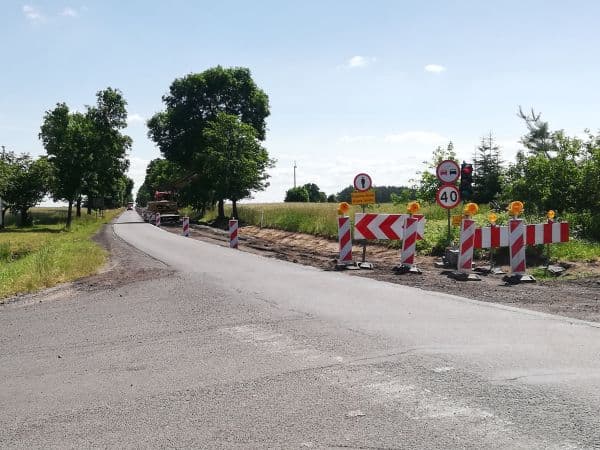 Początek robót między Kurowicami a Ujazdem