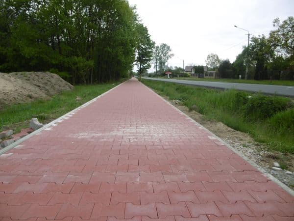 Budowa ścieżki rowerowej na DW 707