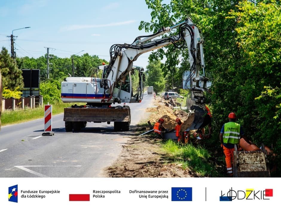Inwestycja i objazdy na DW 473 pod Łaskiem
