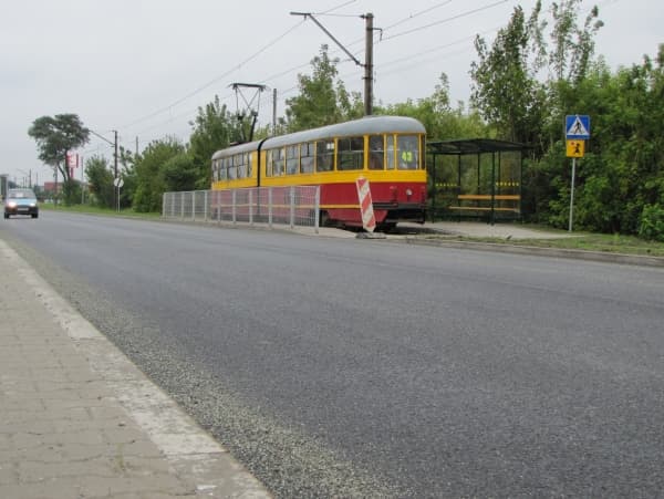Przebudowa torowiska tramwajowego w Konstantynowie Ł.