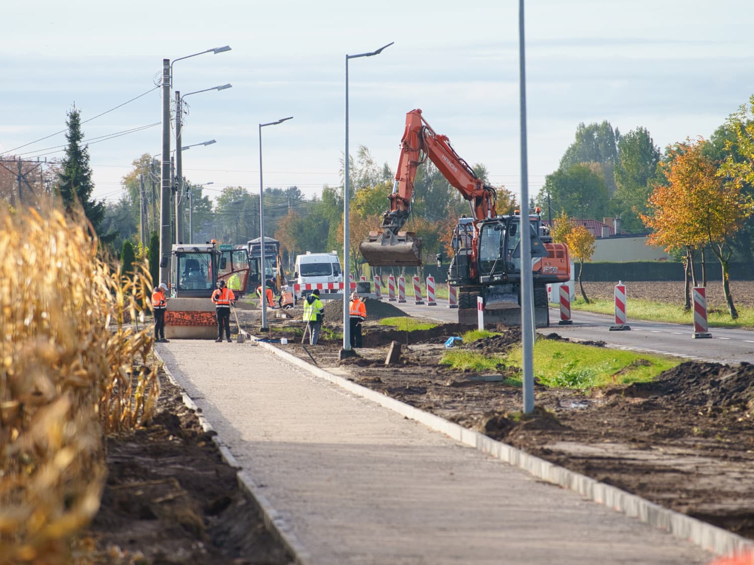 Pod Piątkiem powstaje droga rowerowa