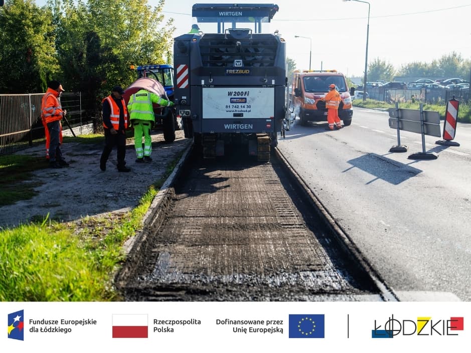 Zduńska Wola - ruszyły roboty na DW 482