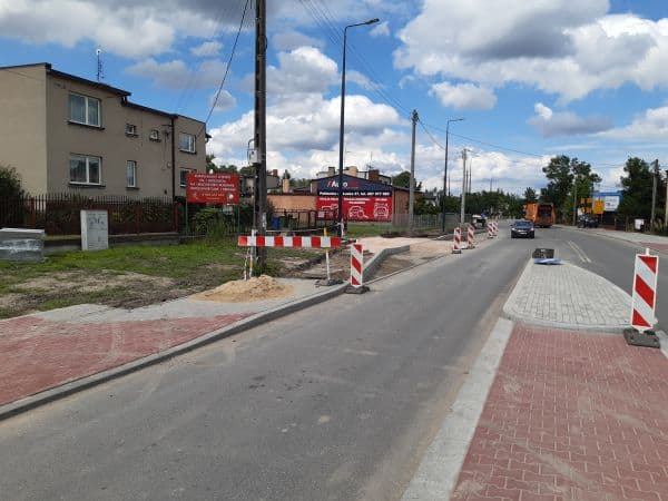 Trwają roboty w Pabianicach
