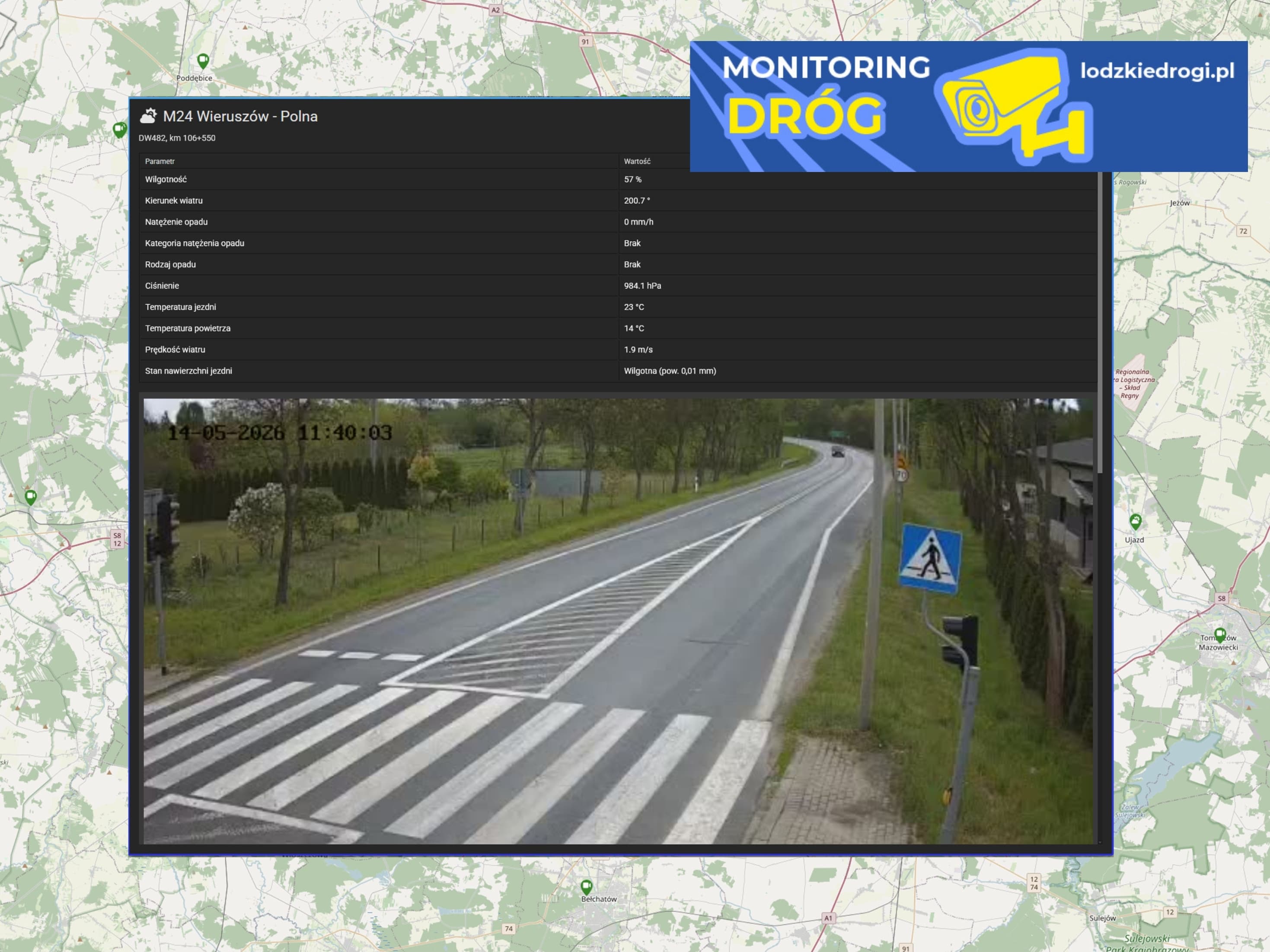 Monitoring dróg wojewódzkich