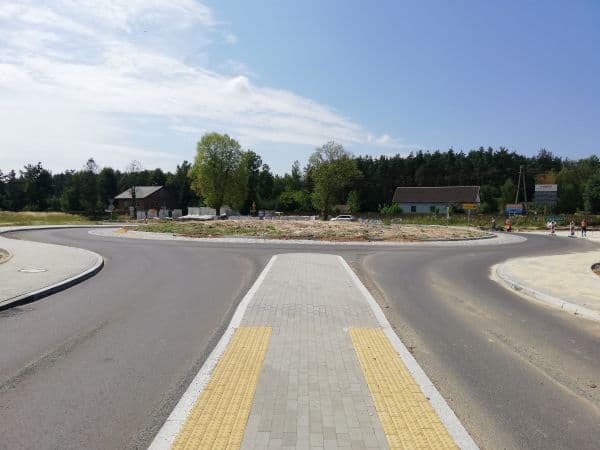 Nowe rondo w Inowłodzu