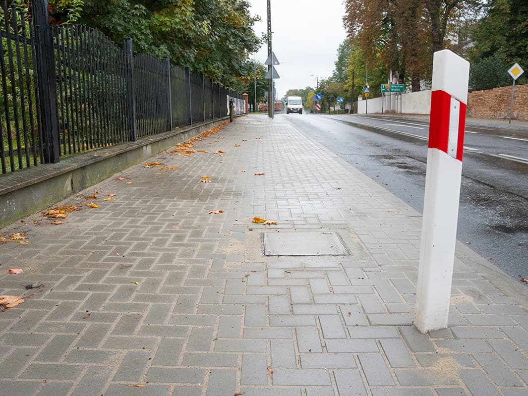 Chodnik w Złoczewie po modernizacji