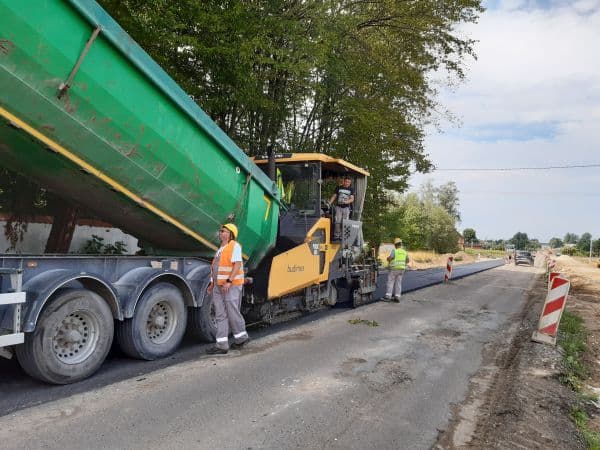 DW 714 w budowie