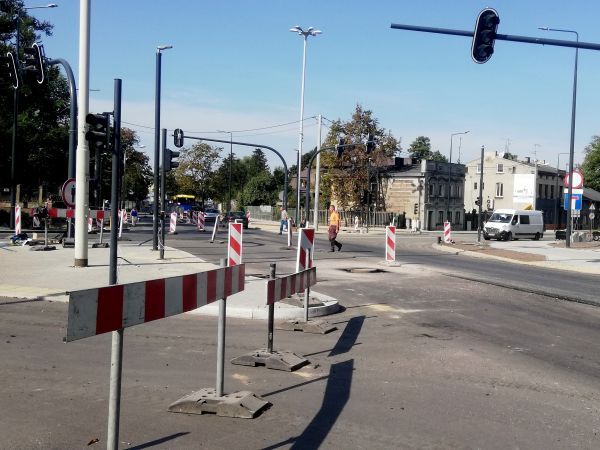 Drogowcy weszli w końcowy etap robót na drodze wojewódzkiej nr 485 w Pabianicach