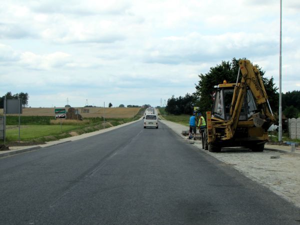Ostatnie prace między Kurowicami a Brójcami